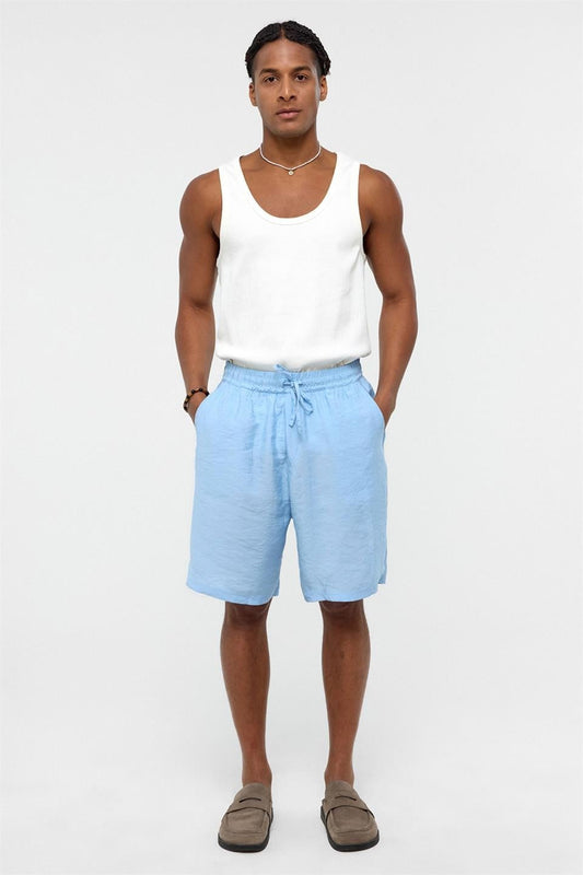 Oversize Modal Kumaş Bermuda Şort