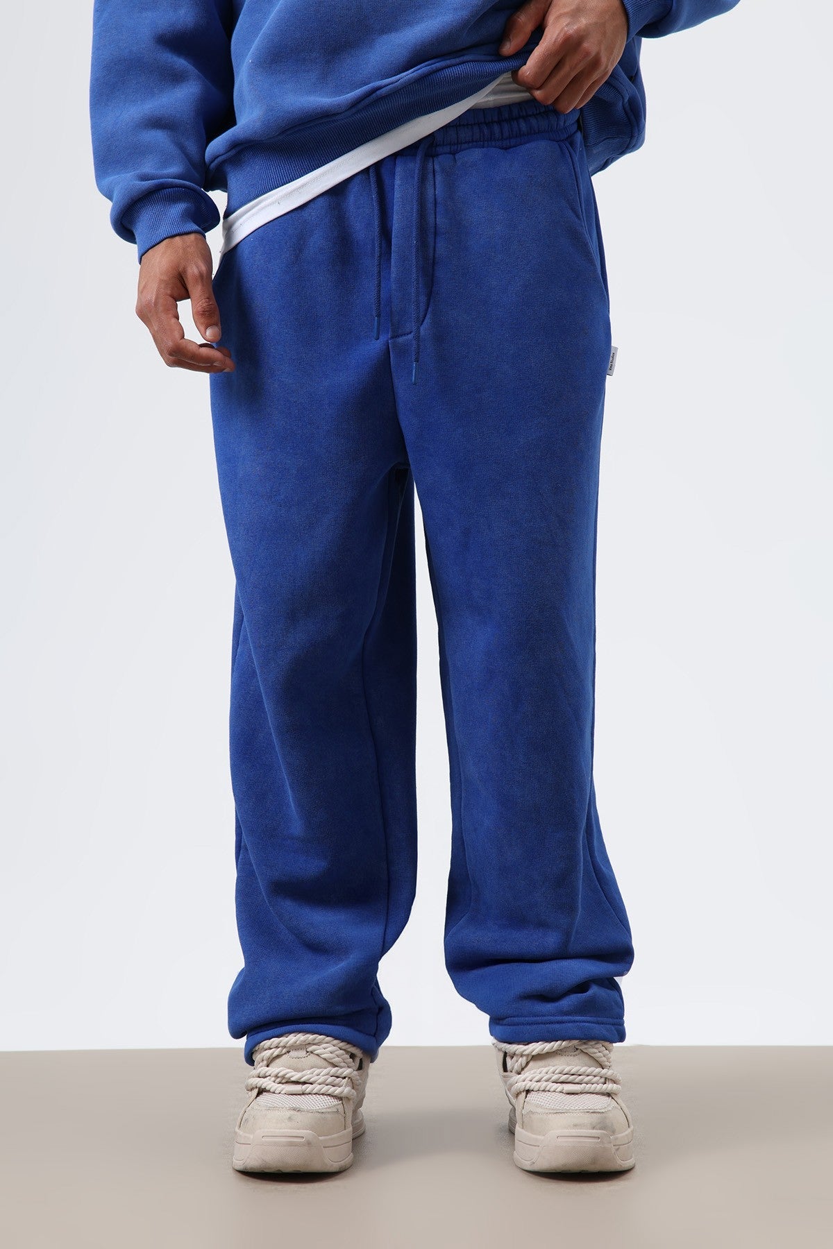 Yıkamalı Baggy Eşofman Alt
