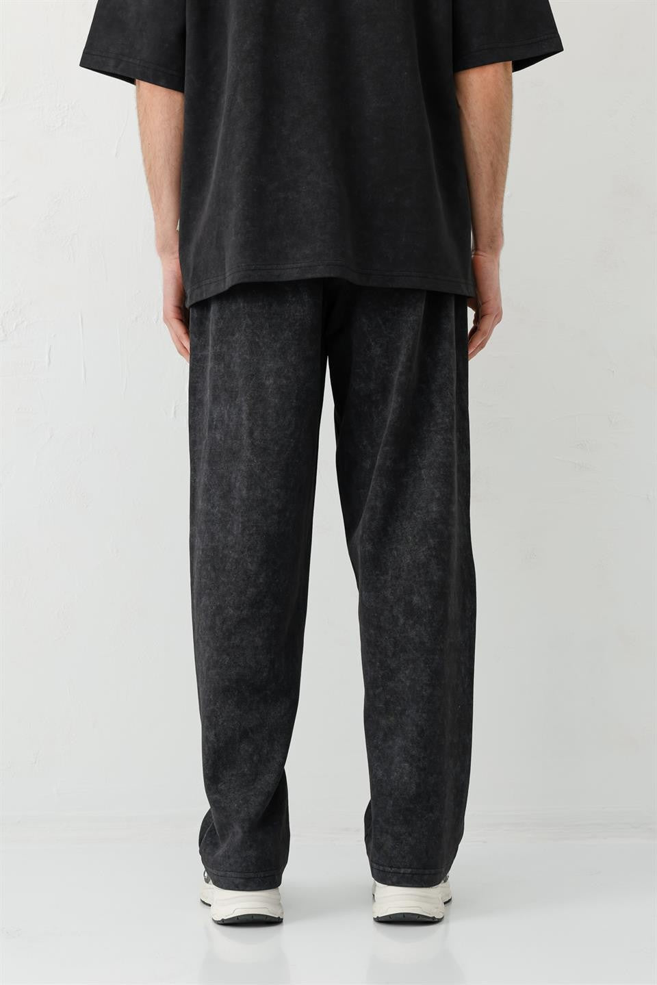 Baggy Fit Yıkamalı Eşofman Alt