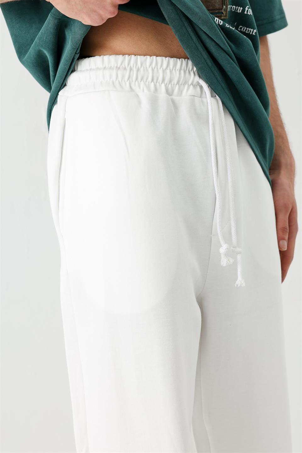 Baggy Fit Yıkamalı Eşofman Alt
