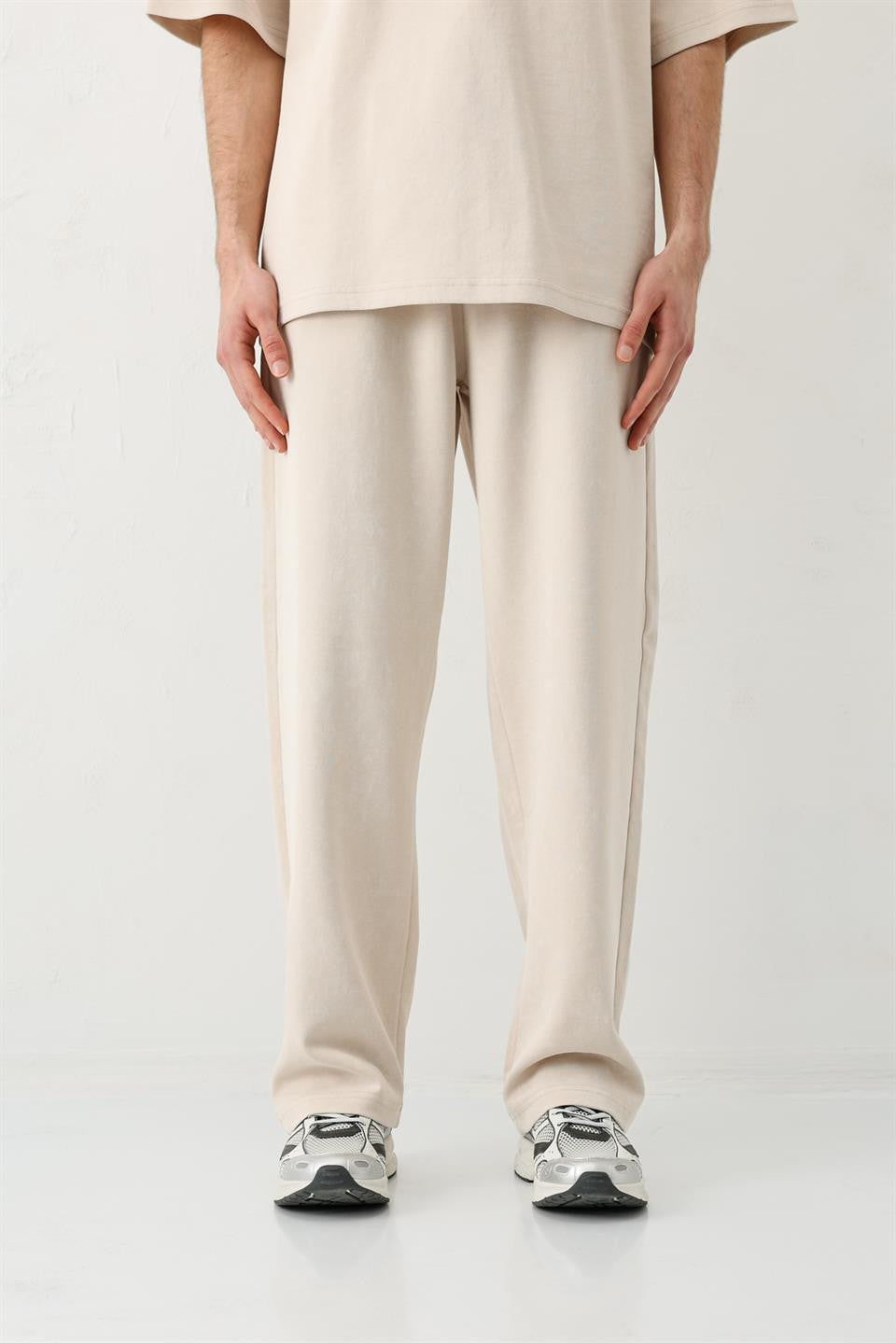 Baggy Fit Yıkamalı Eşofman Alt