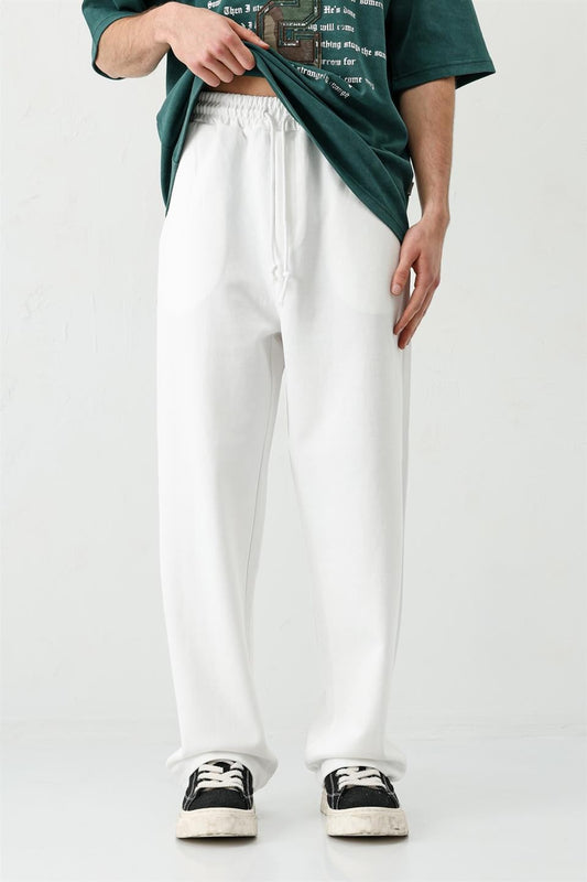 Baggy Fit Yıkamalı Eşofman Alt