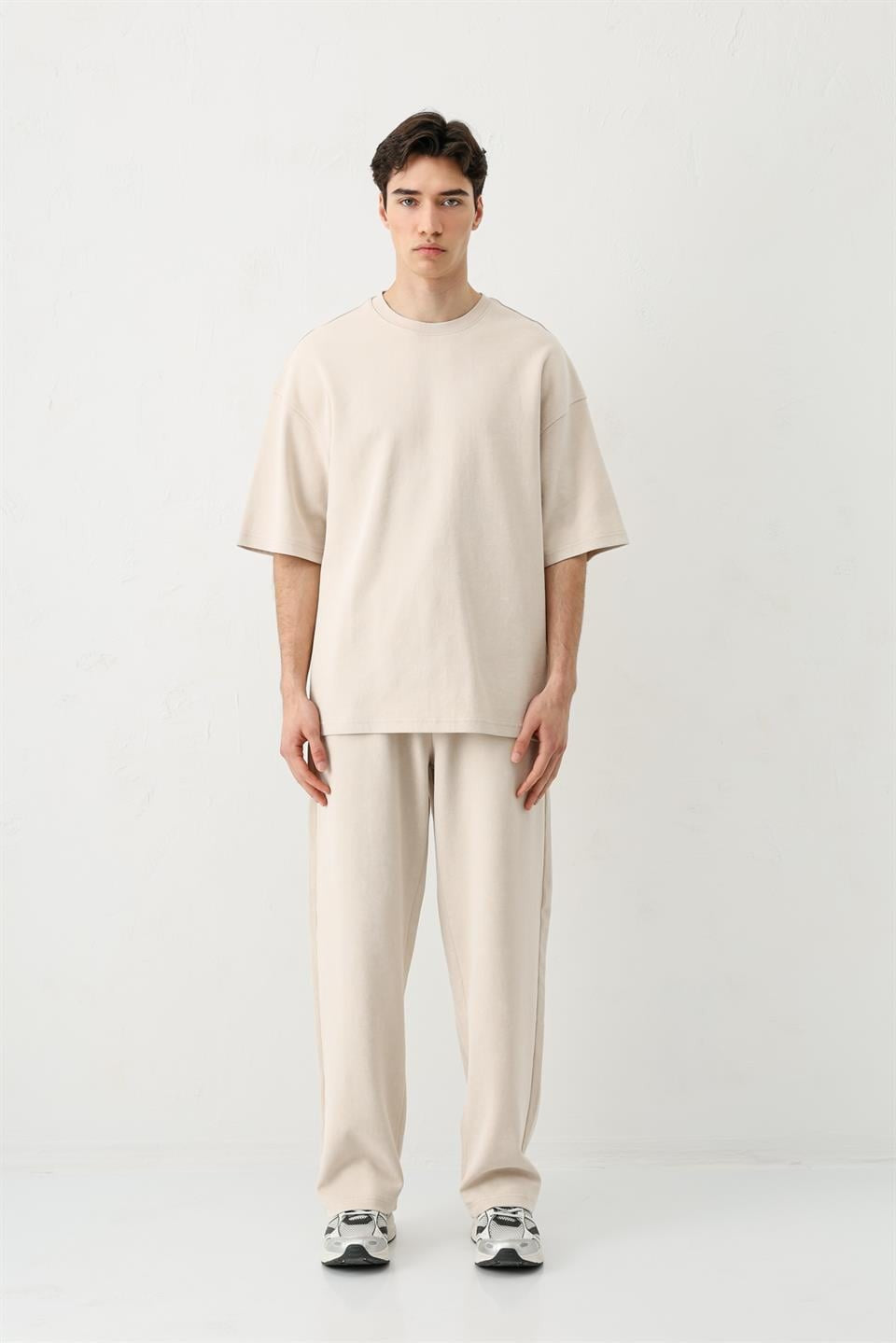 Baggy Fit Yıkamalı Eşofman Alt