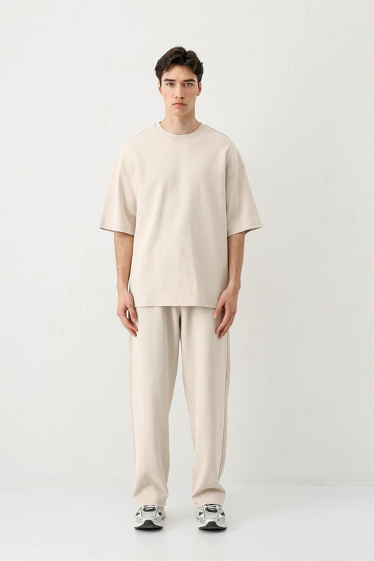 Baggy Fit Yıkamalı Eşofman Alt