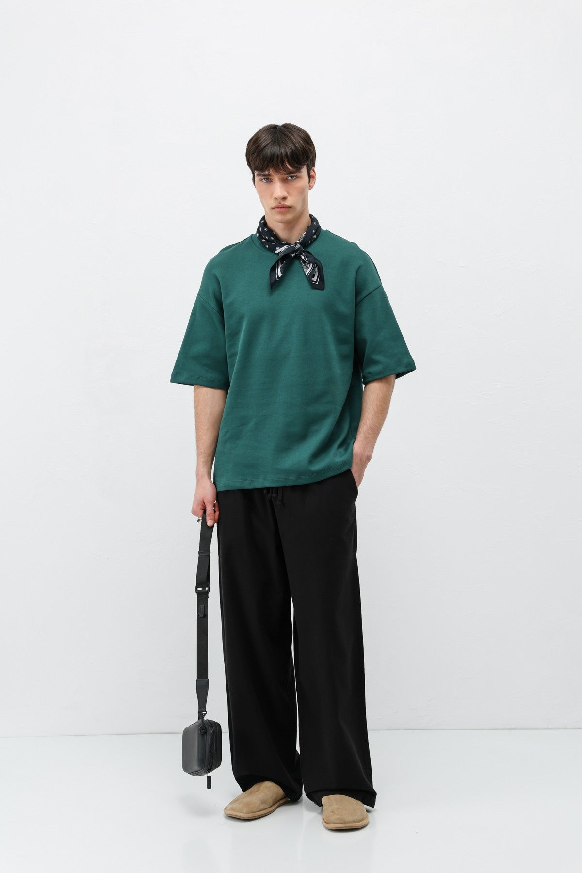 Super Baggy Fit Keten Pantolon