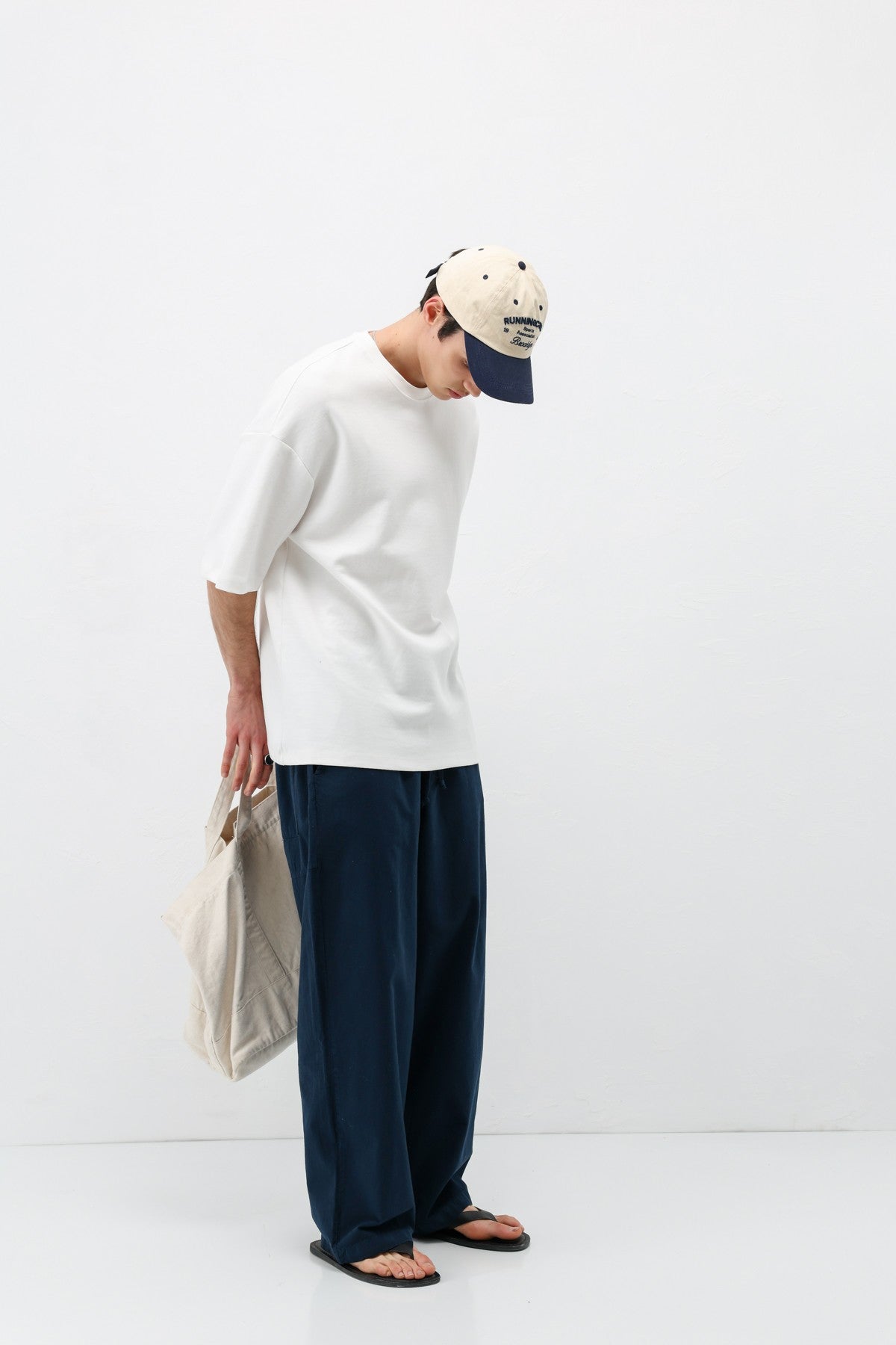 Super Baggy Fit Keten Pantolon