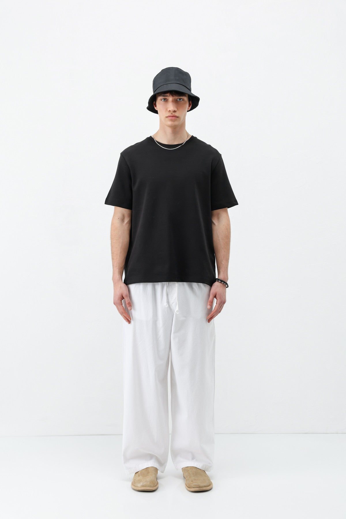 Super Baggy Fit Keten Pantolon