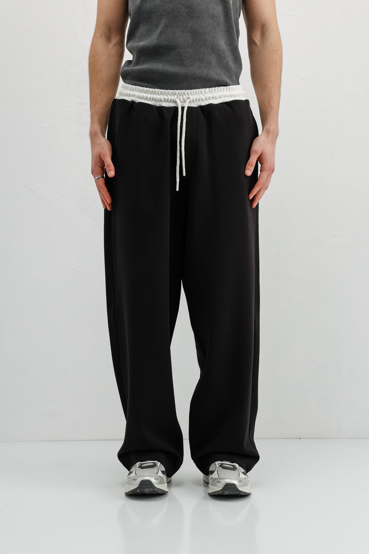 Baggy Fit Eşofman Alt V80-41