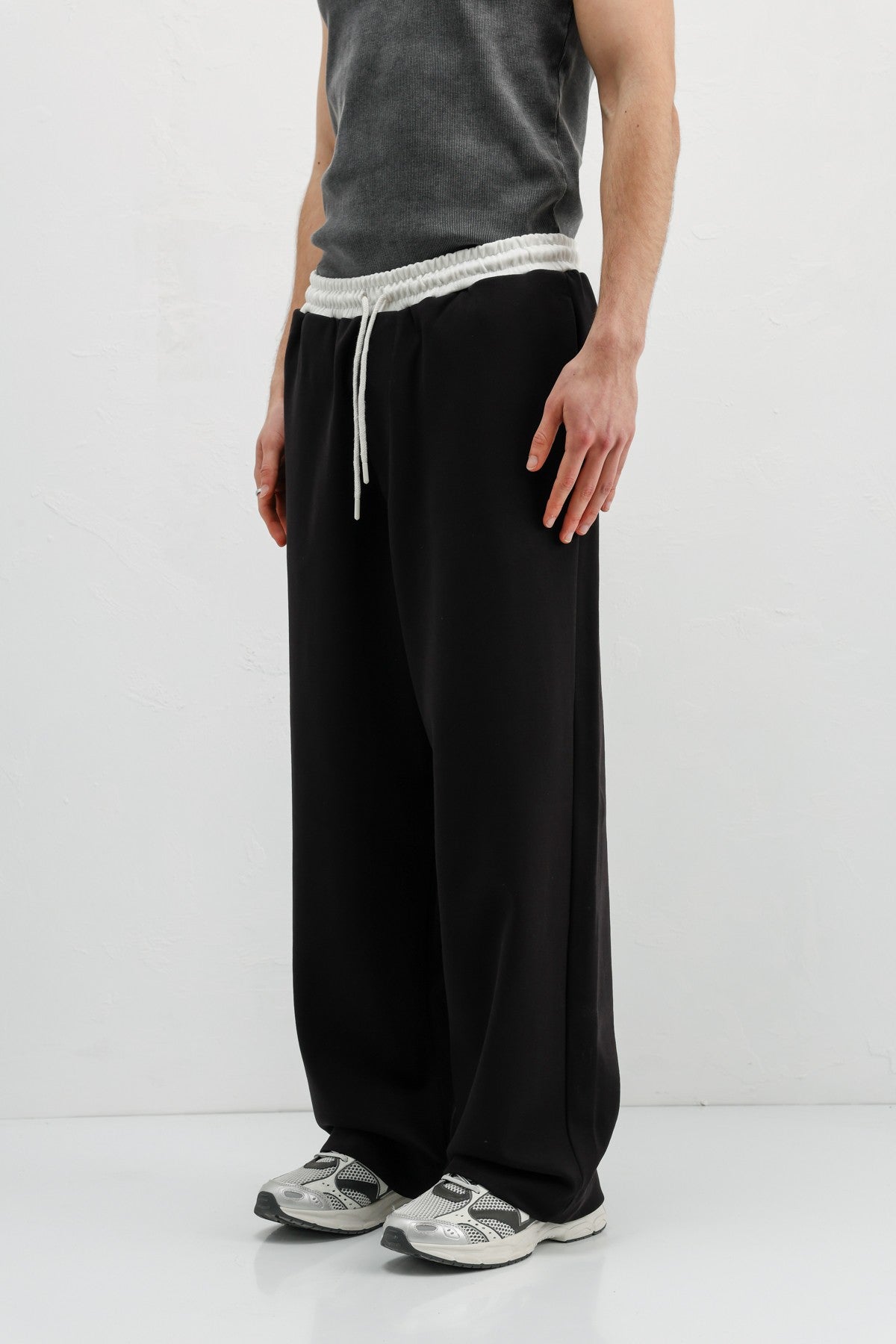 Baggy Fit Eşofman Alt V80-41