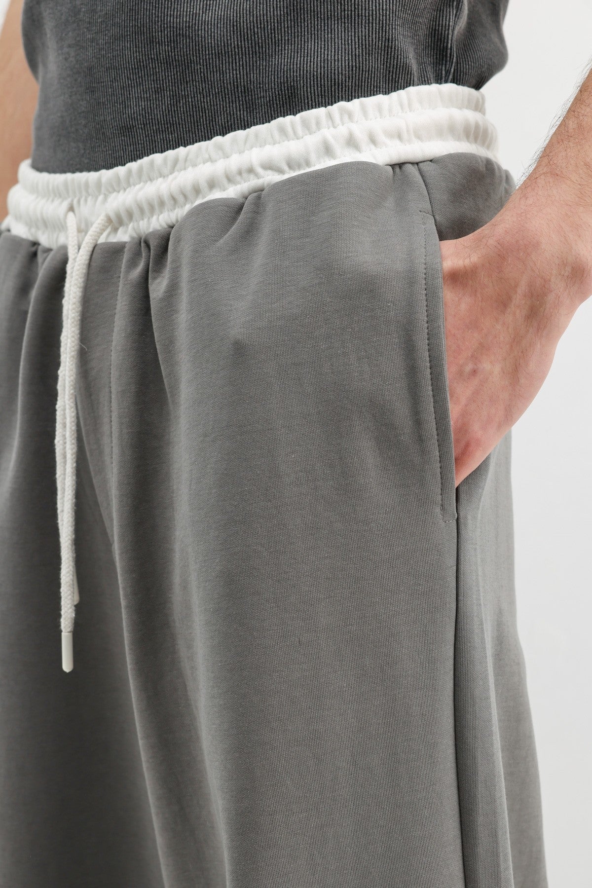 Baggy Fit Eşofman Alt V80-41