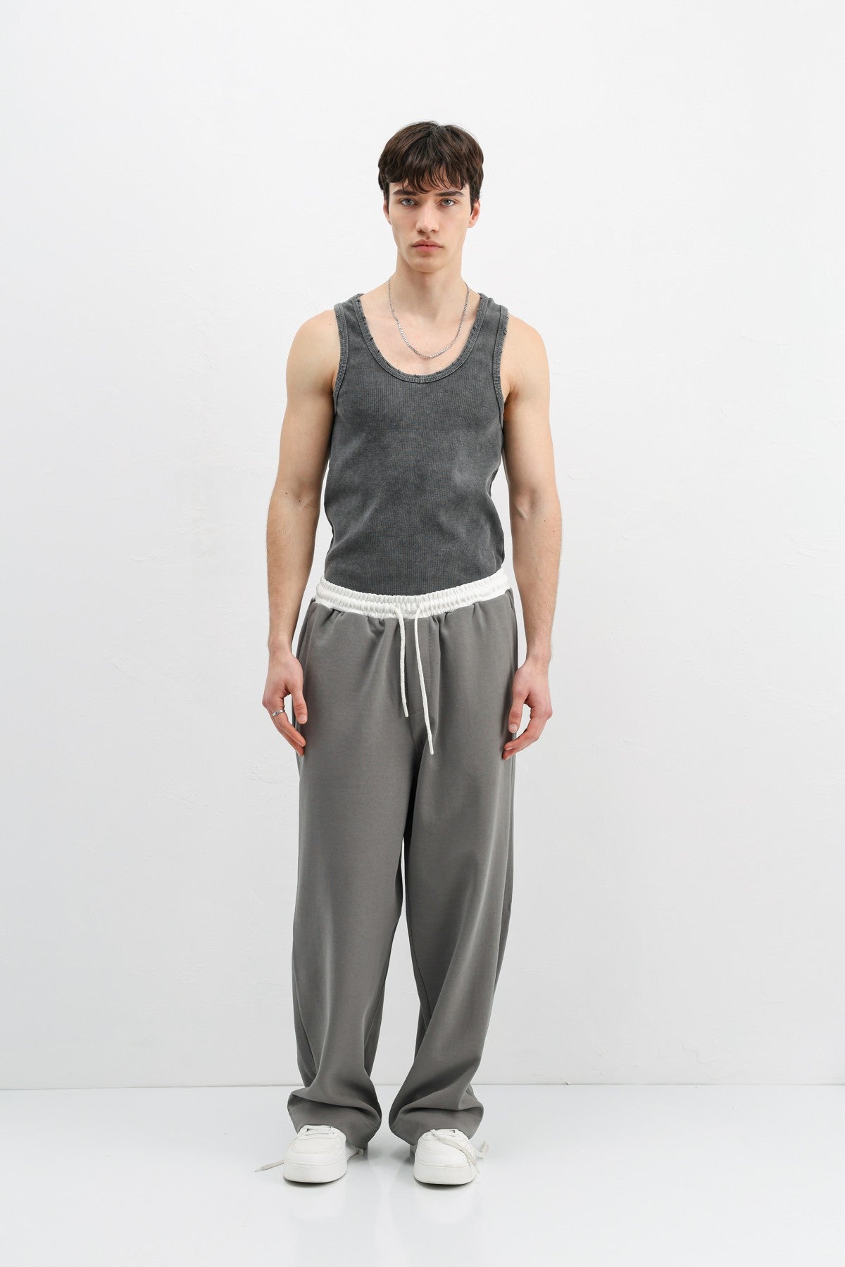 Baggy Fit Eşofman Alt V80-41