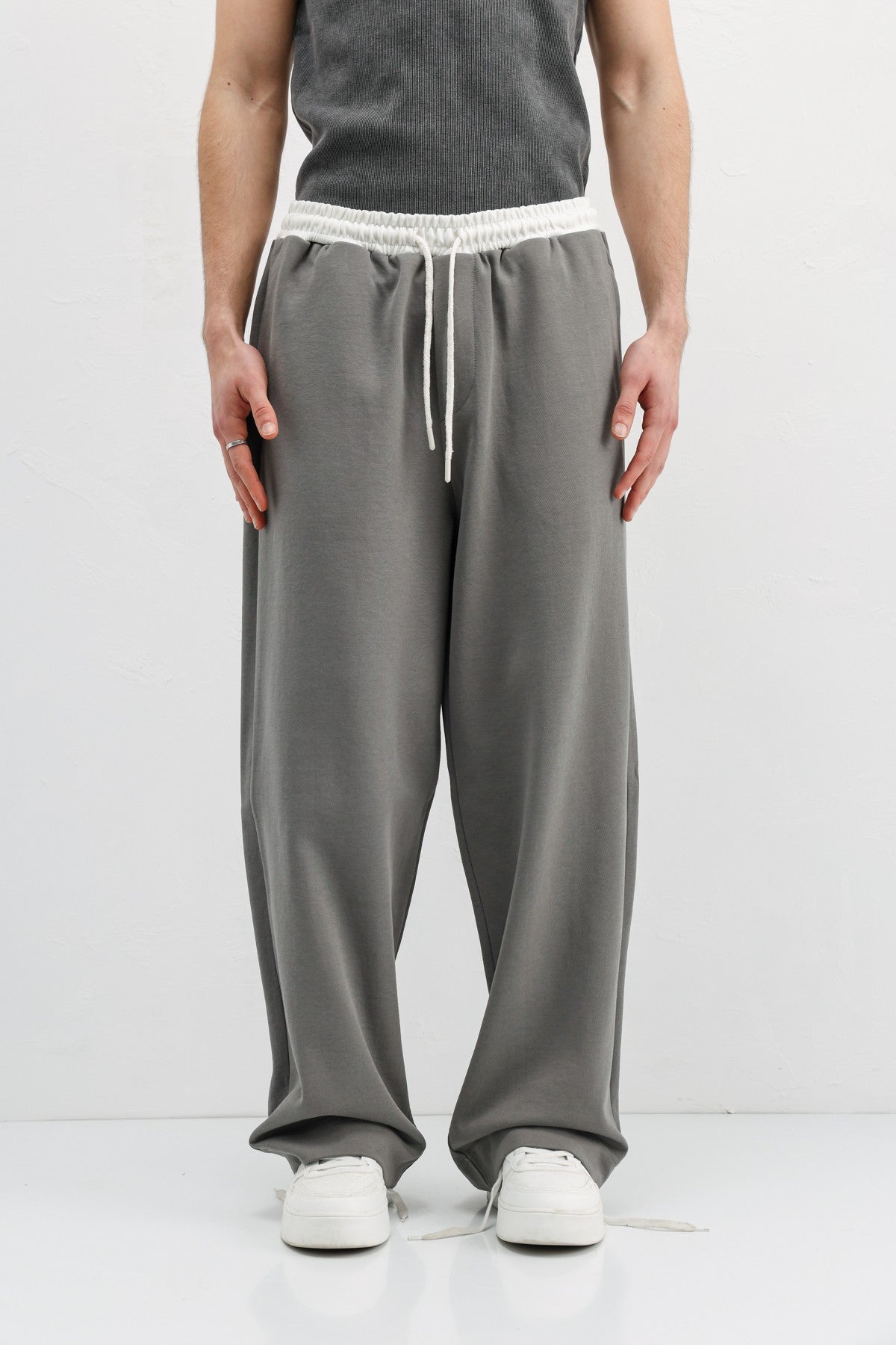 Baggy Fit Eşofman Alt V80-41
