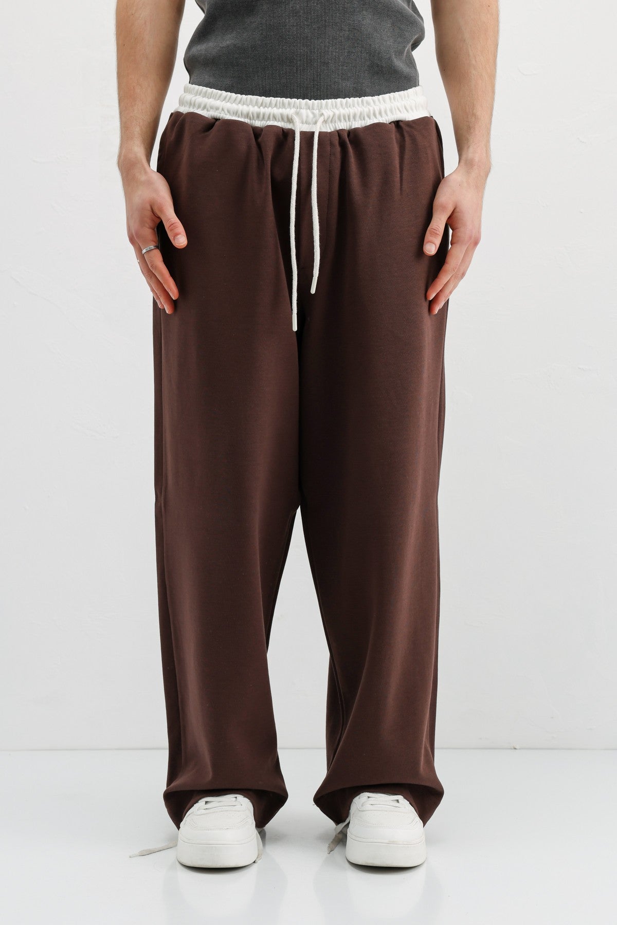 Baggy Fit Eşofman Alt V80-41