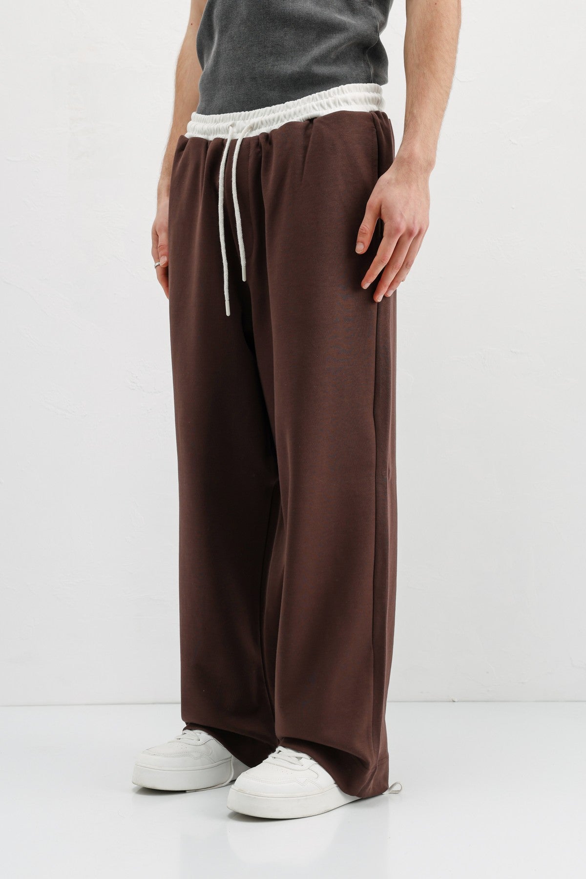 Baggy Fit Eşofman Alt V80-41