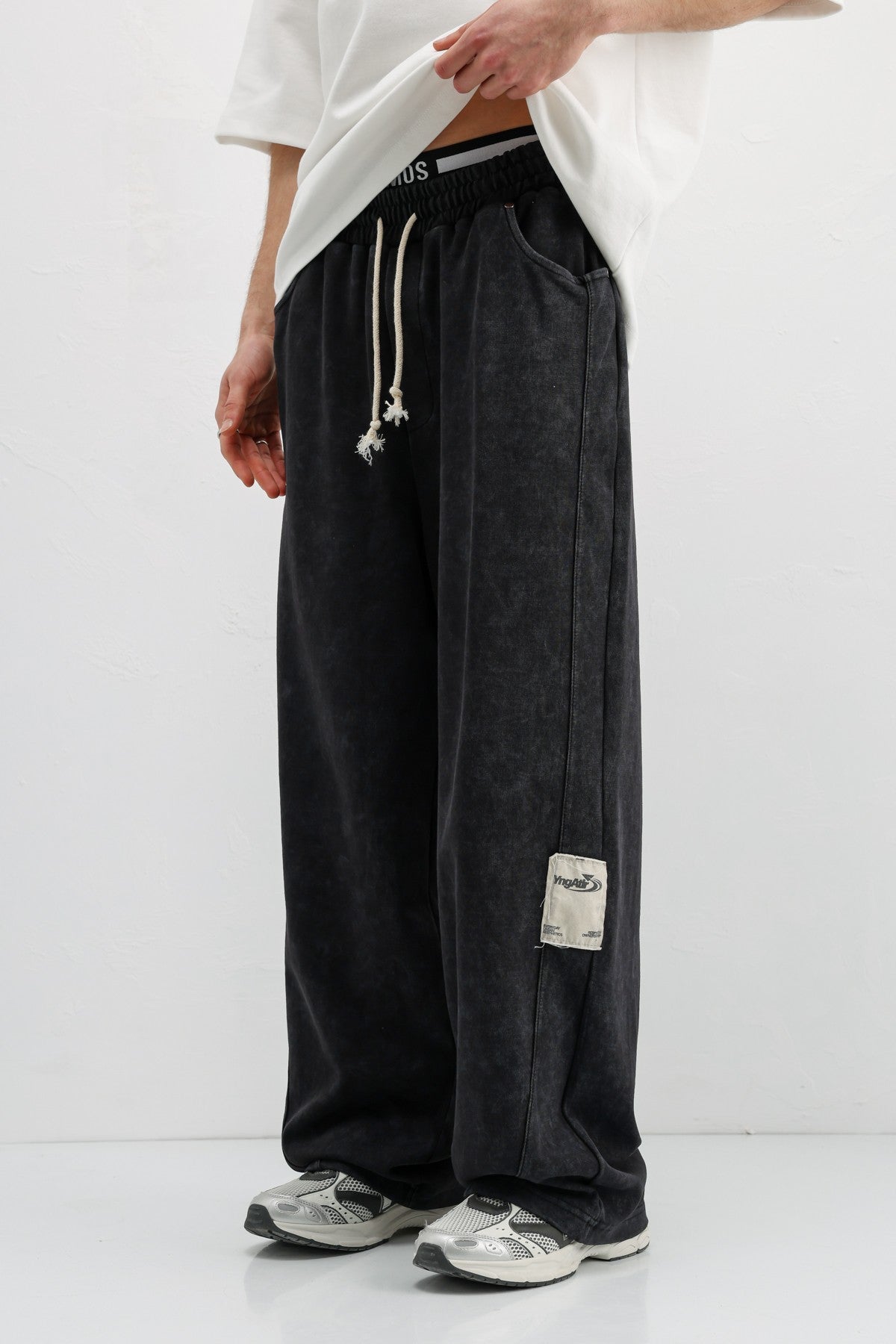 Baggy Fit Eşofman Alt V80-43