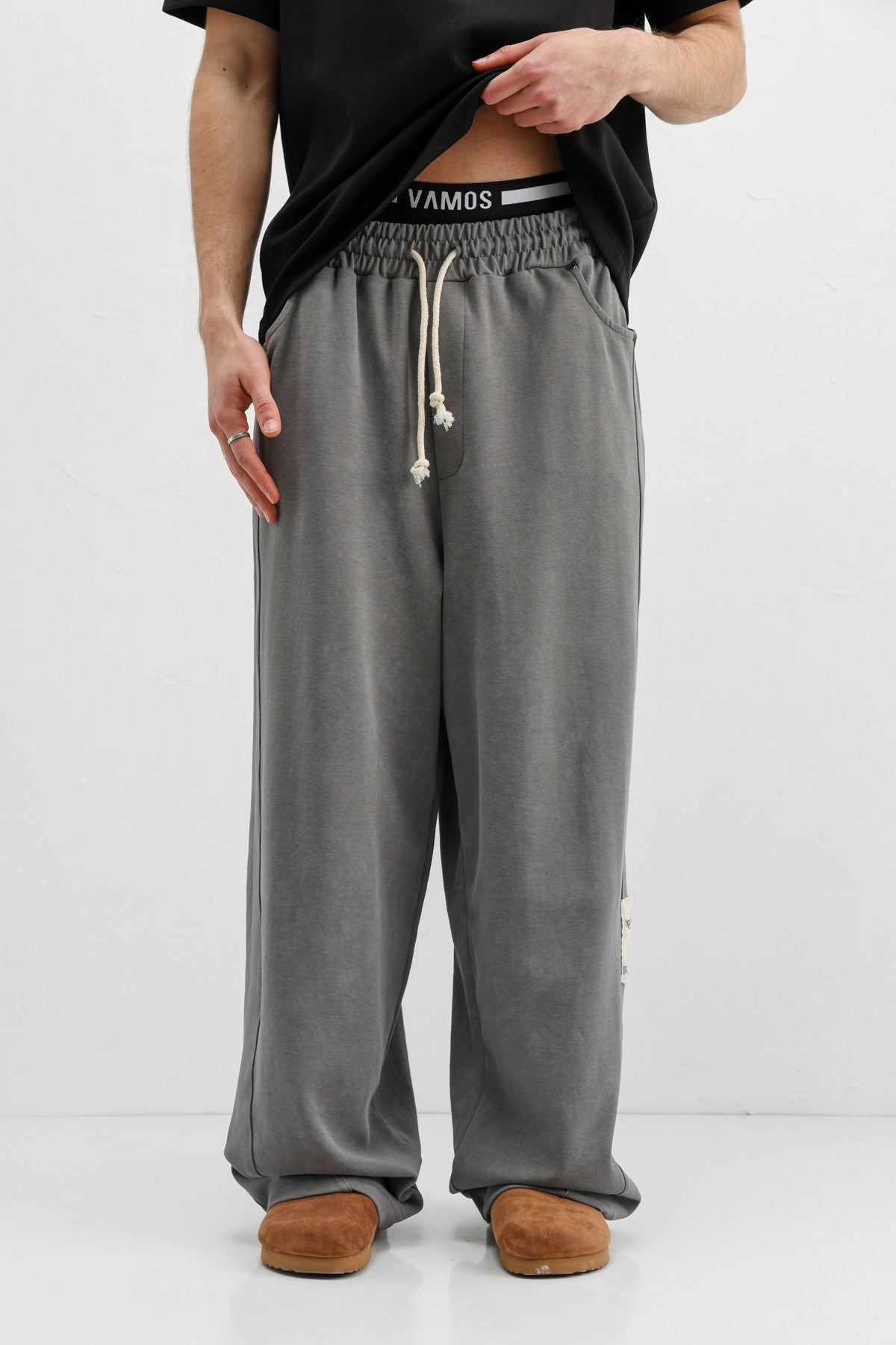 Baggy Fit Eşofman Alt V80-43