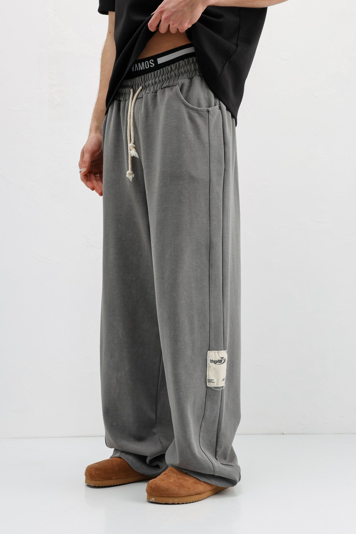 Baggy Fit Eşofman Alt V80-43