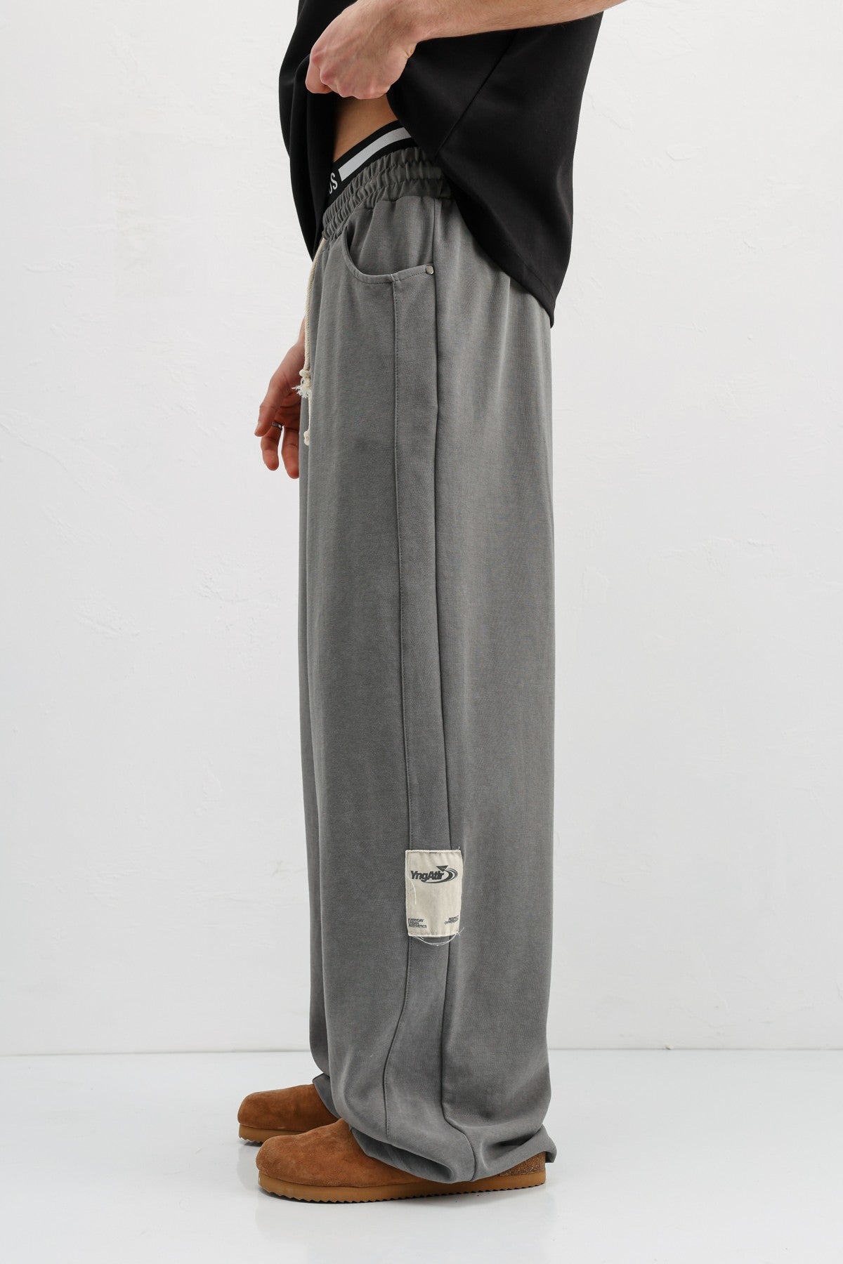 Baggy Fit Eşofman Alt V80-43