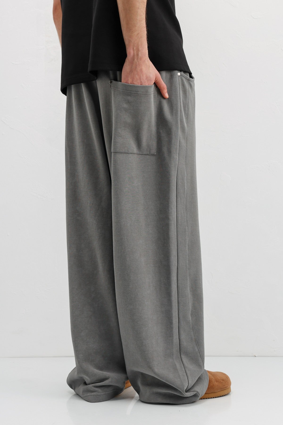 Baggy Fit Eşofman Alt V80-43