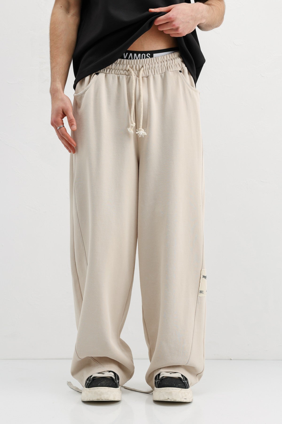 Baggy Fit Eşofman Alt V80-43