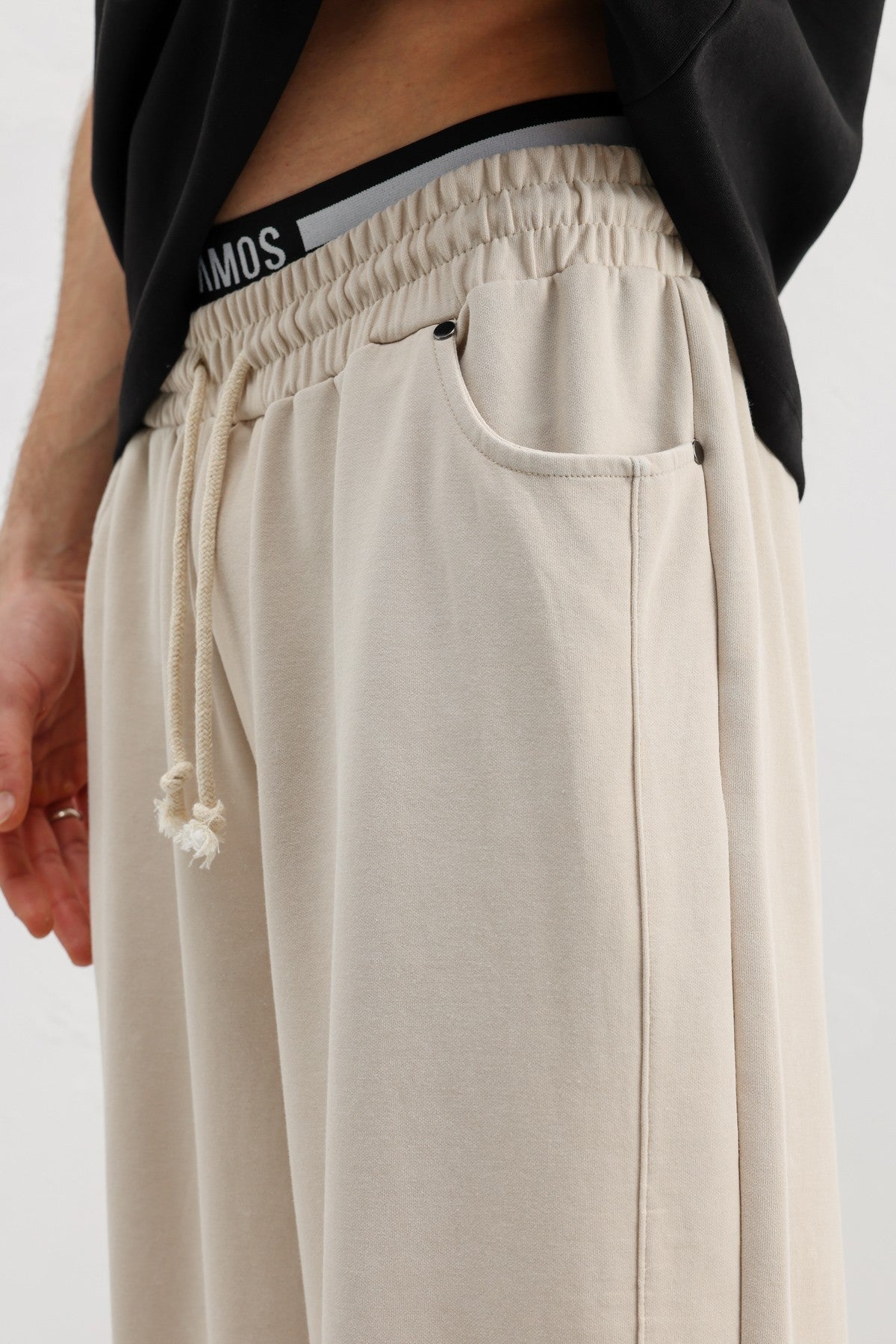 Baggy Fit Eşofman Alt V80-43