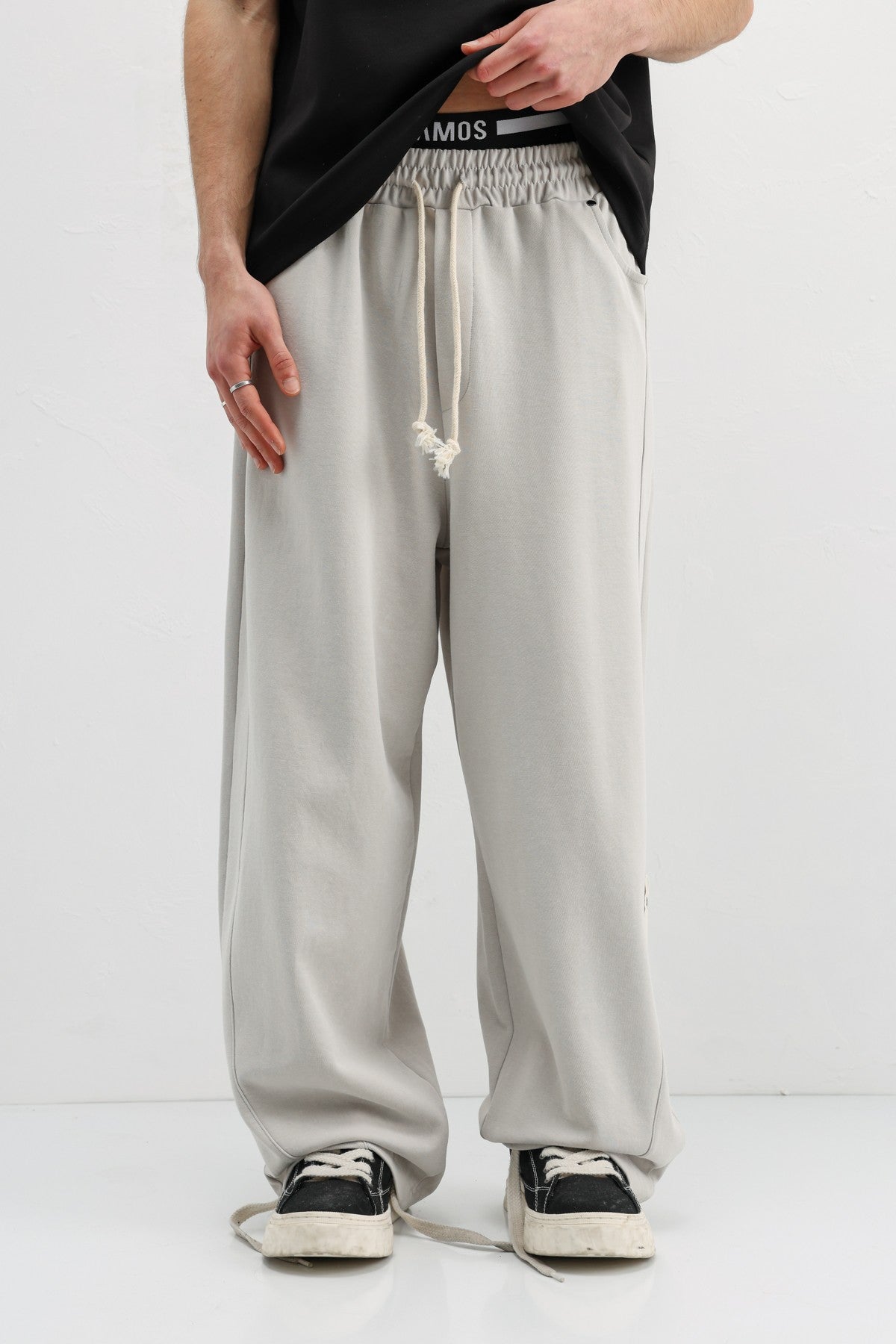 Baggy Fit Eşofman Alt V80-43