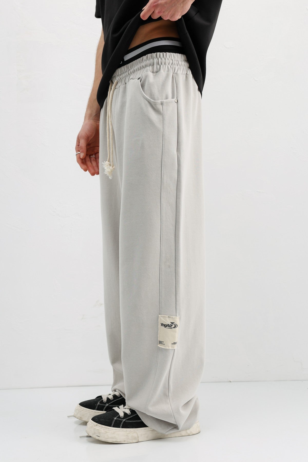 Baggy Fit Eşofman Alt V80-43