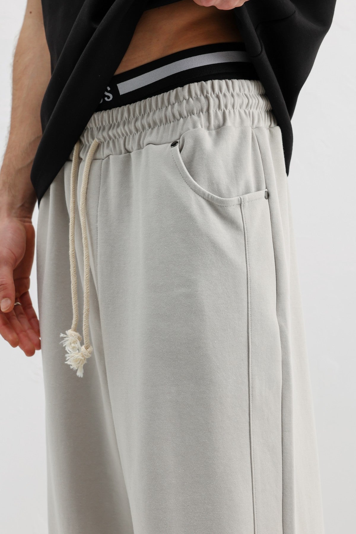Baggy Fit Eşofman Alt V80-43