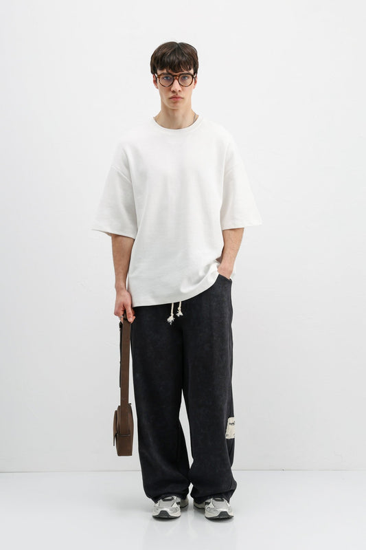 Baggy Fit Eşofman Alt V80-43
