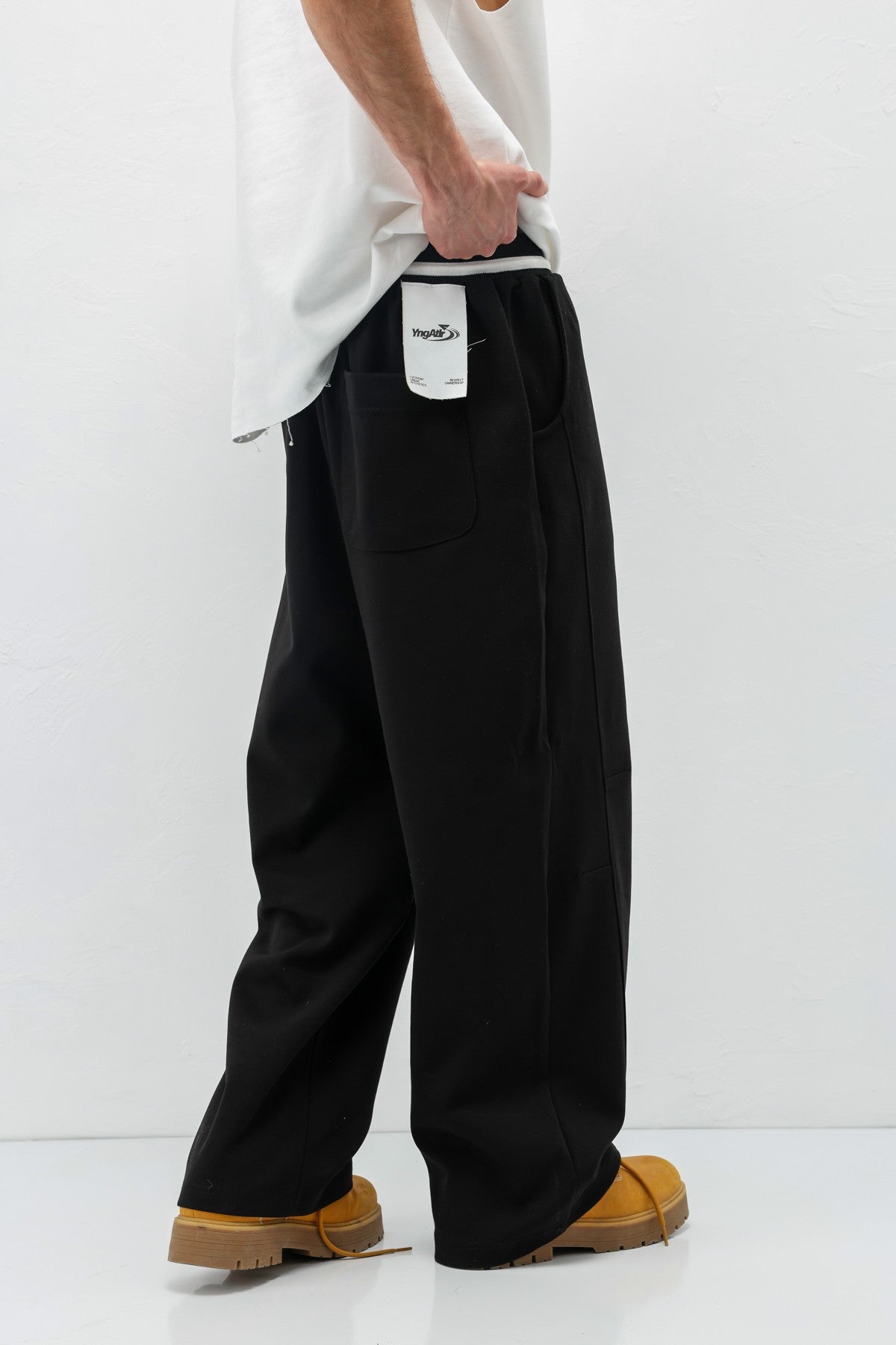 Bağcıklı Baggy Fit Eşofman Alt