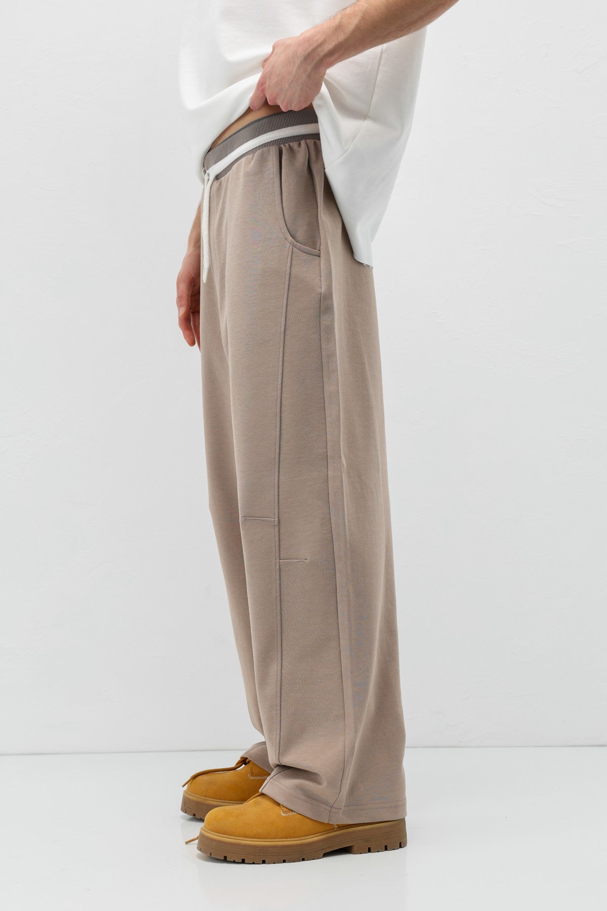 Bağcıklı Baggy Fit Eşofman Alt