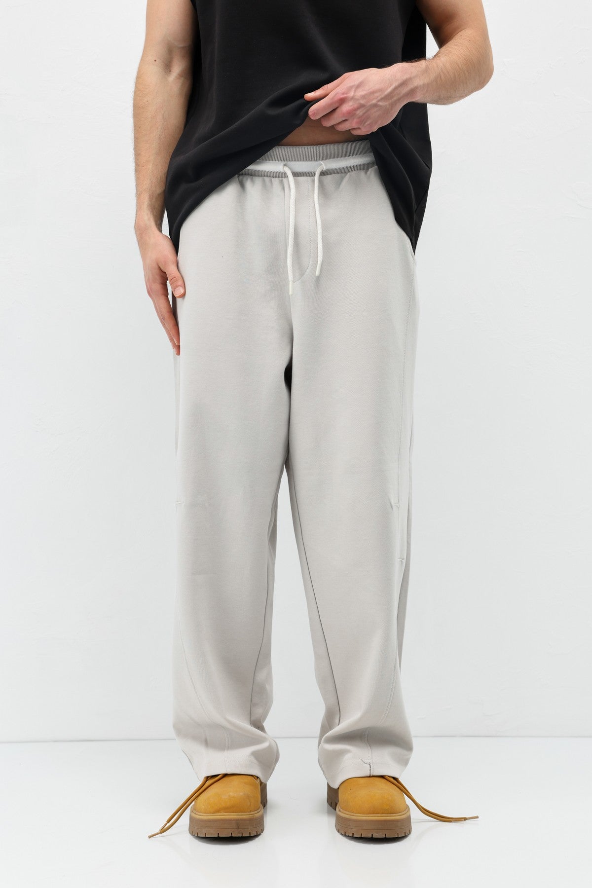 Bağcıklı Baggy Fit Eşofman Alt