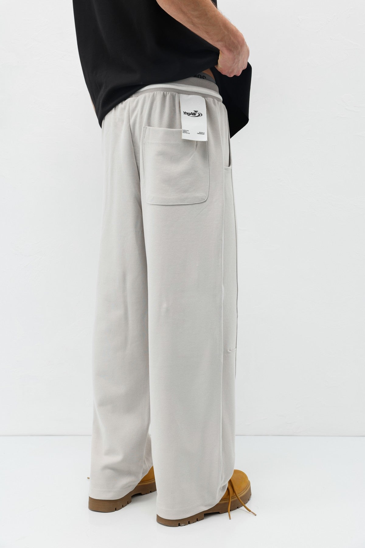 Bağcıklı Baggy Fit Eşofman Alt