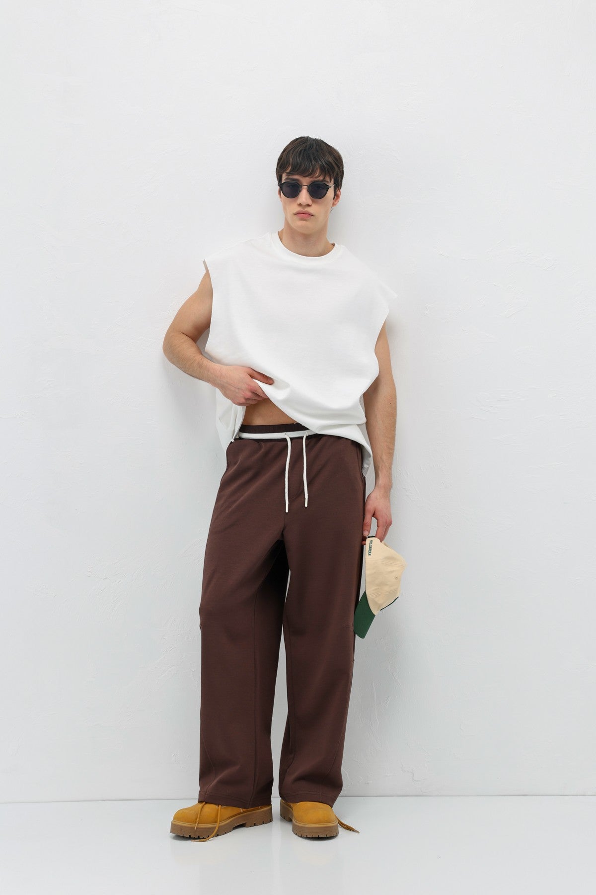 Bağcıklı Baggy Fit Eşofman Alt