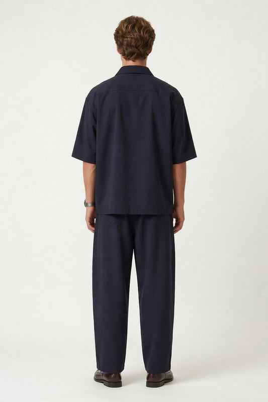 Süper Baggy Fit Esnek Kumaş Pantolon