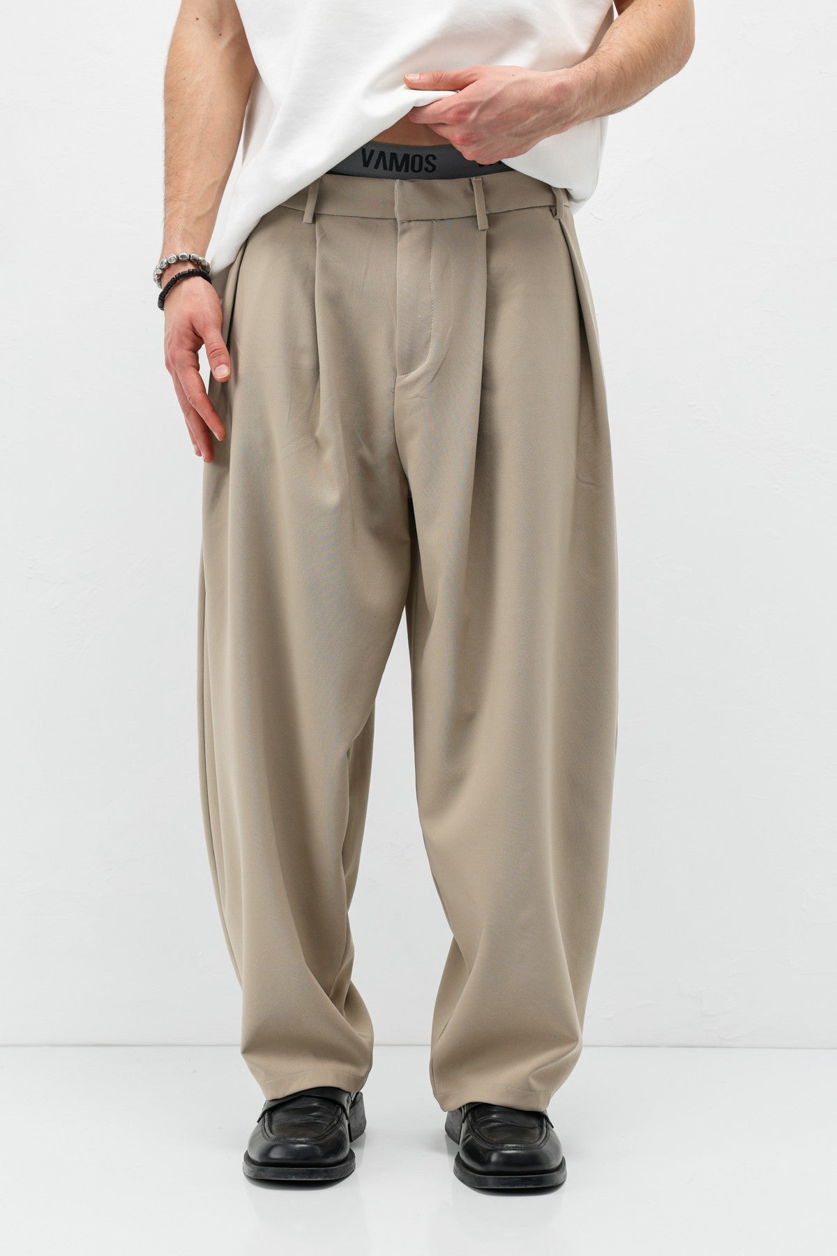 Barrel Fit Tailored Pantolon