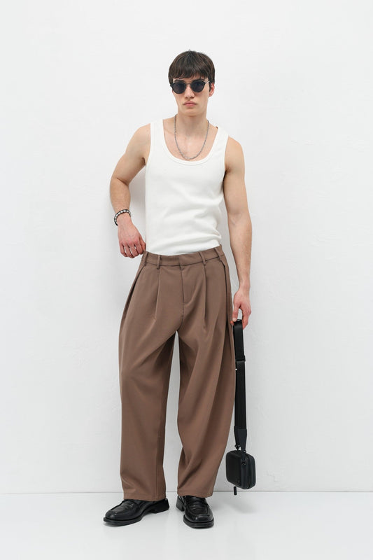 Barrel Fit Tailored Pantolon