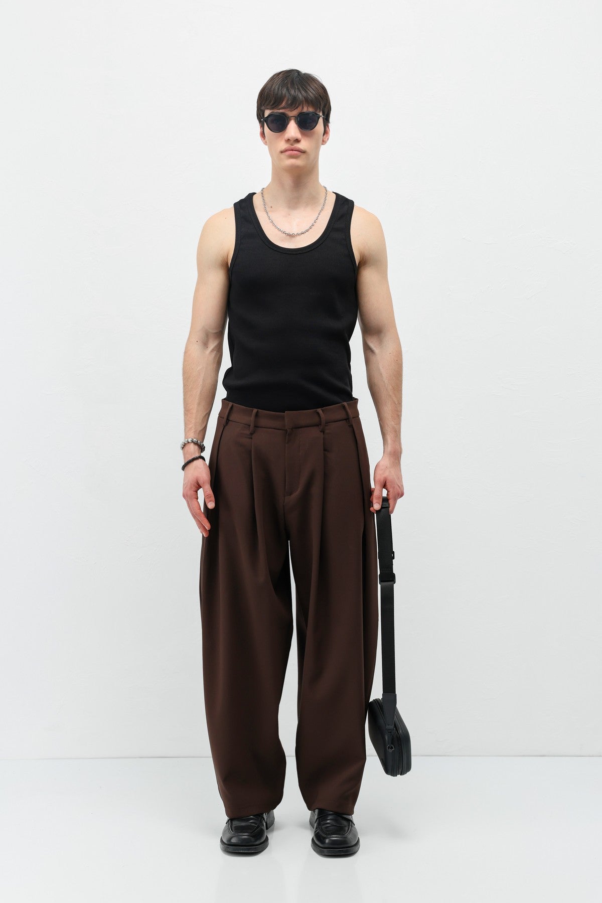 Barrel Fit Tailored Pantolon
