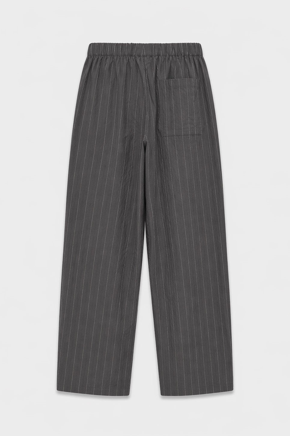 Çizgili Lyocell Karışımlı Relax Fit Pantolon