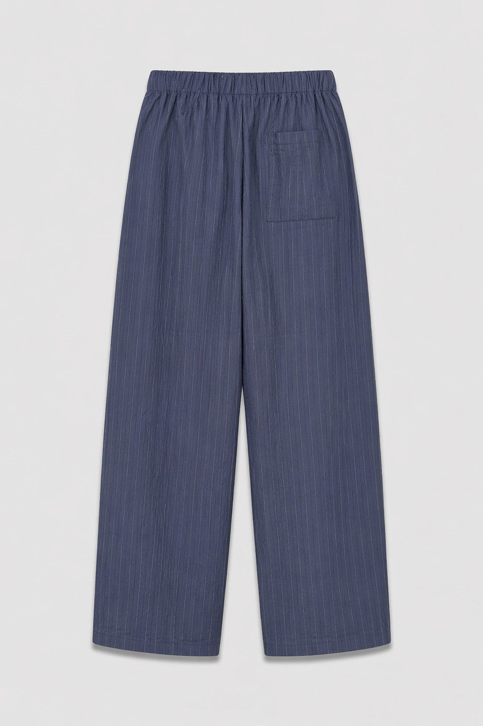 Çizgili Lyocell Karışımlı Relax Fit Pantolon