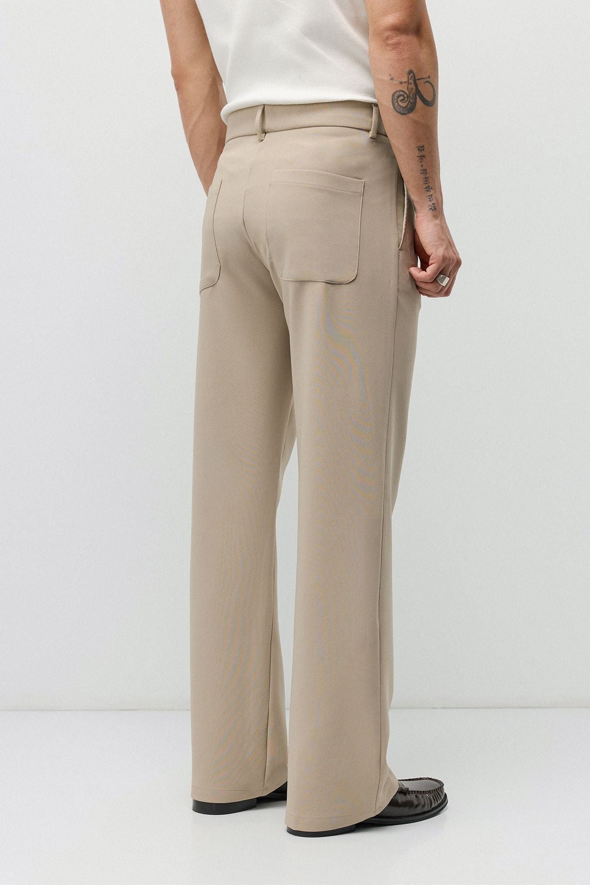 Yüksek Bel Flare Fit Pantolon
