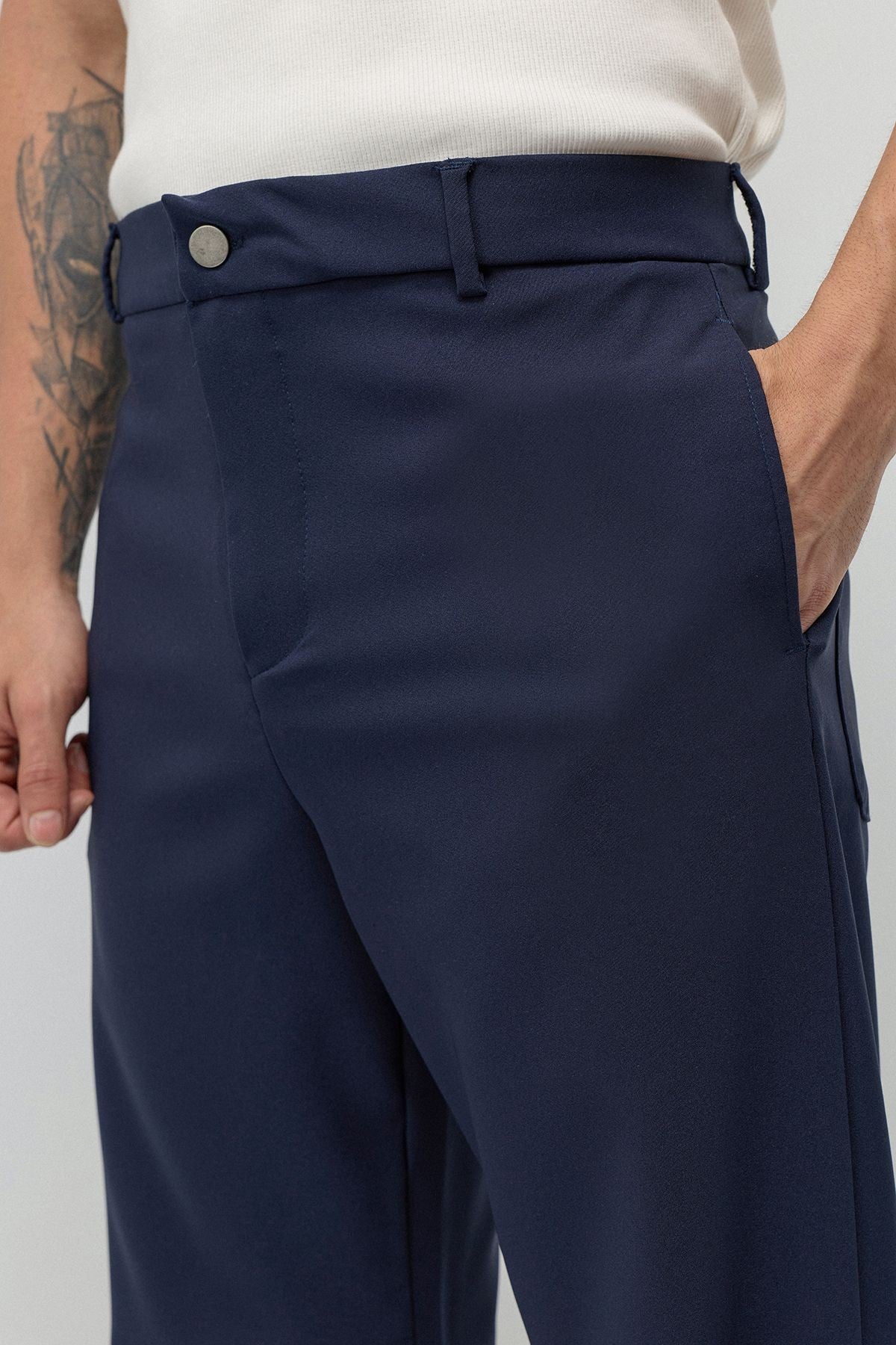 Yüksek Bel Flare Fit Pantolon