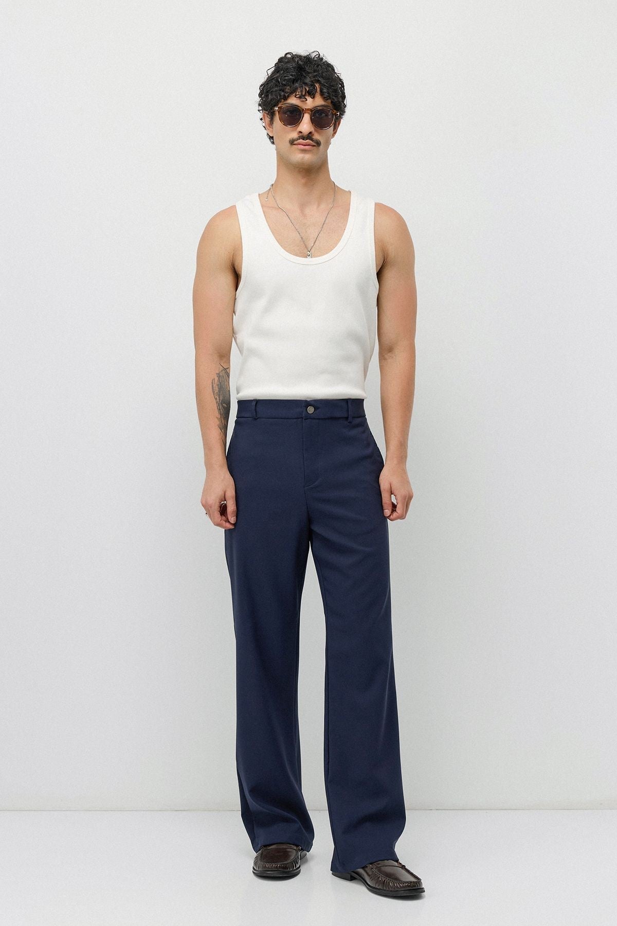 Yüksek Bel Flare Fit Pantolon