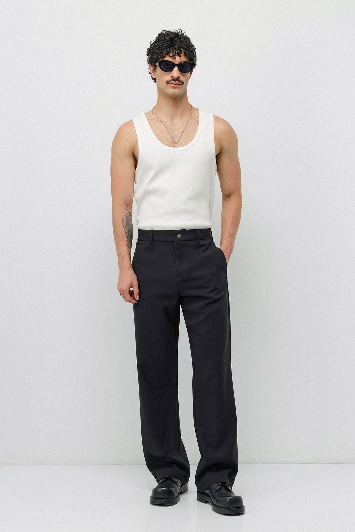 Yüksek Bel Flare Fit Pantolon
