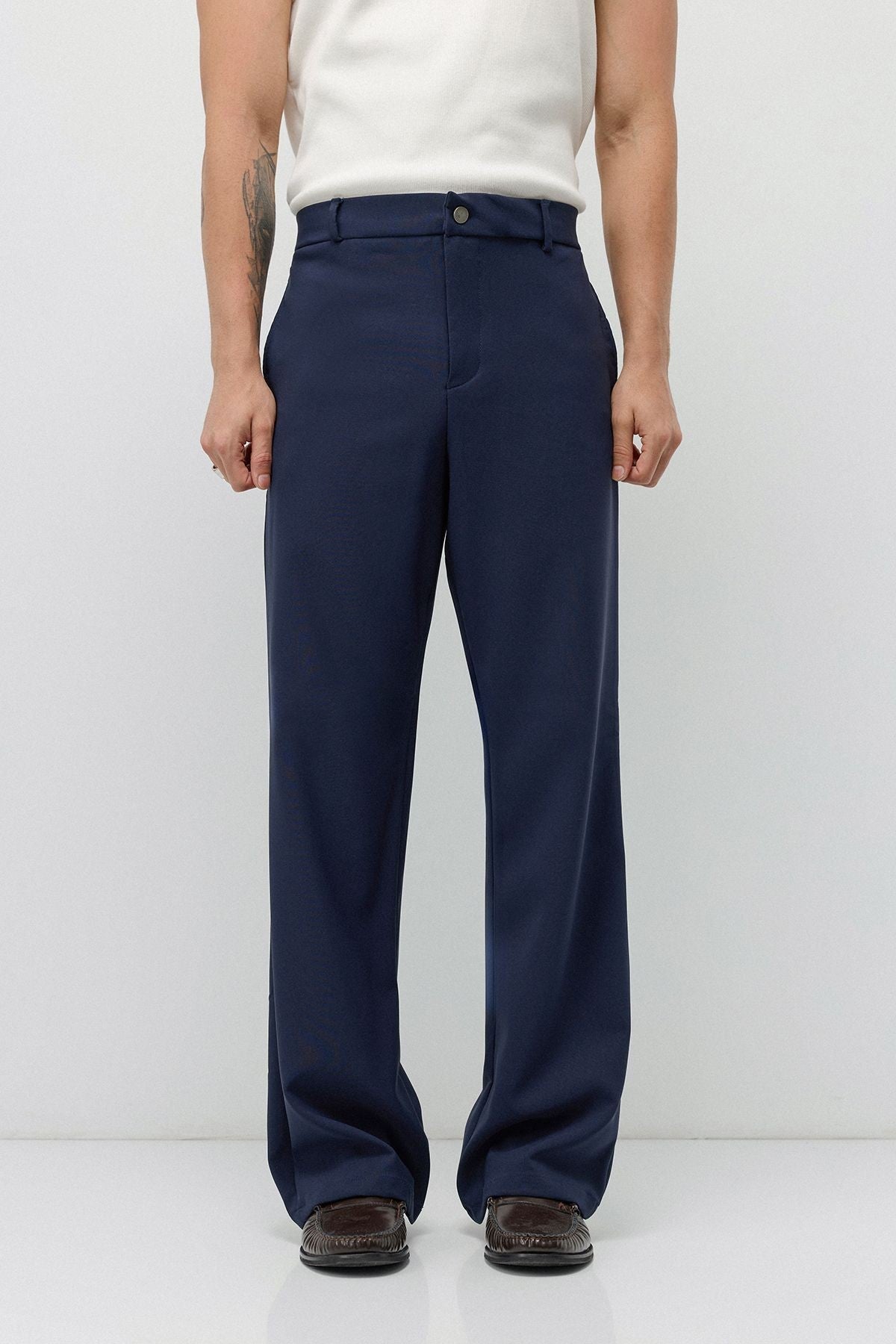Yüksek Bel Flare Fit Pantolon