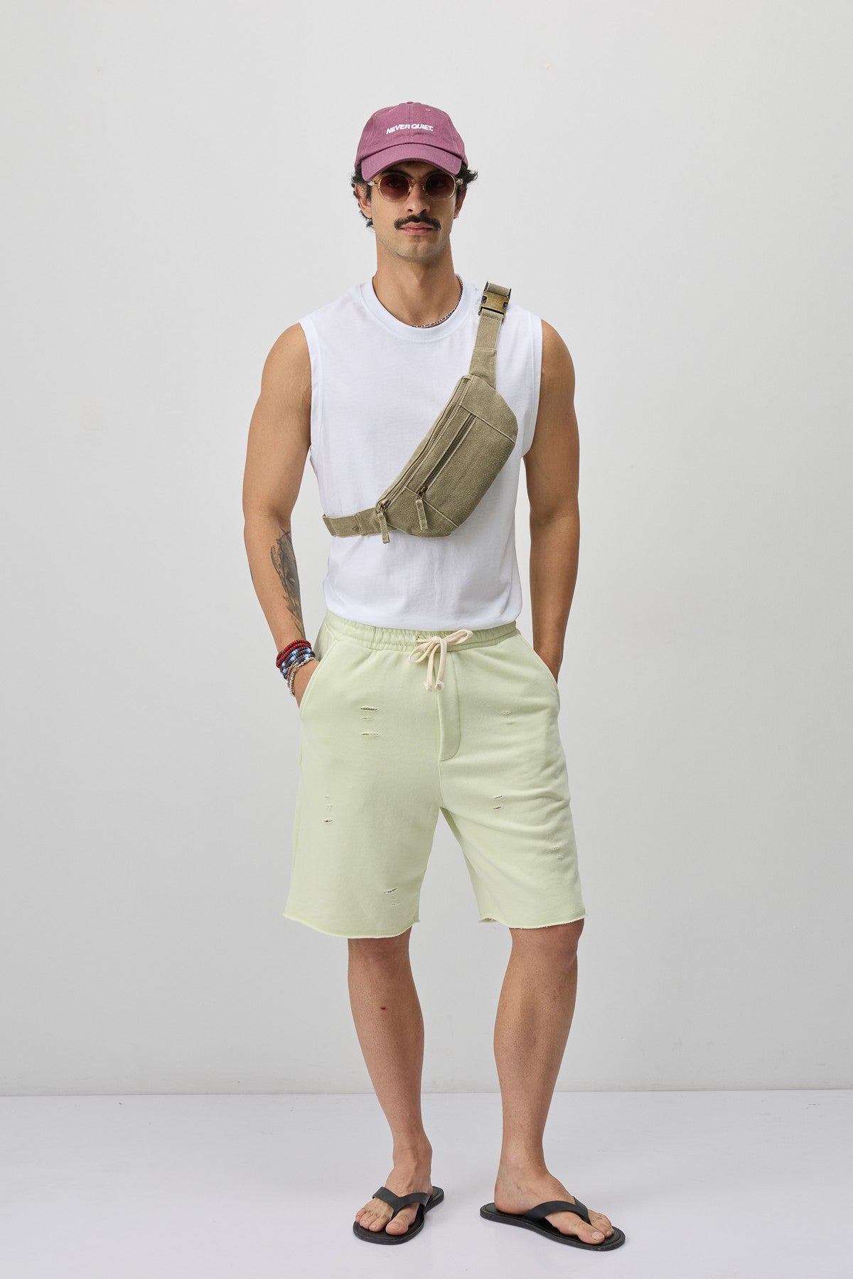 Bağcıklı Loose Fit Şort