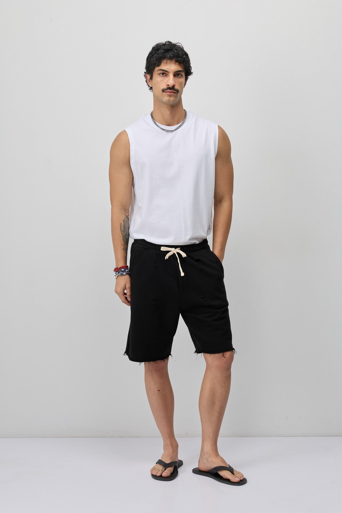Bağcıklı Loose Fit Şort