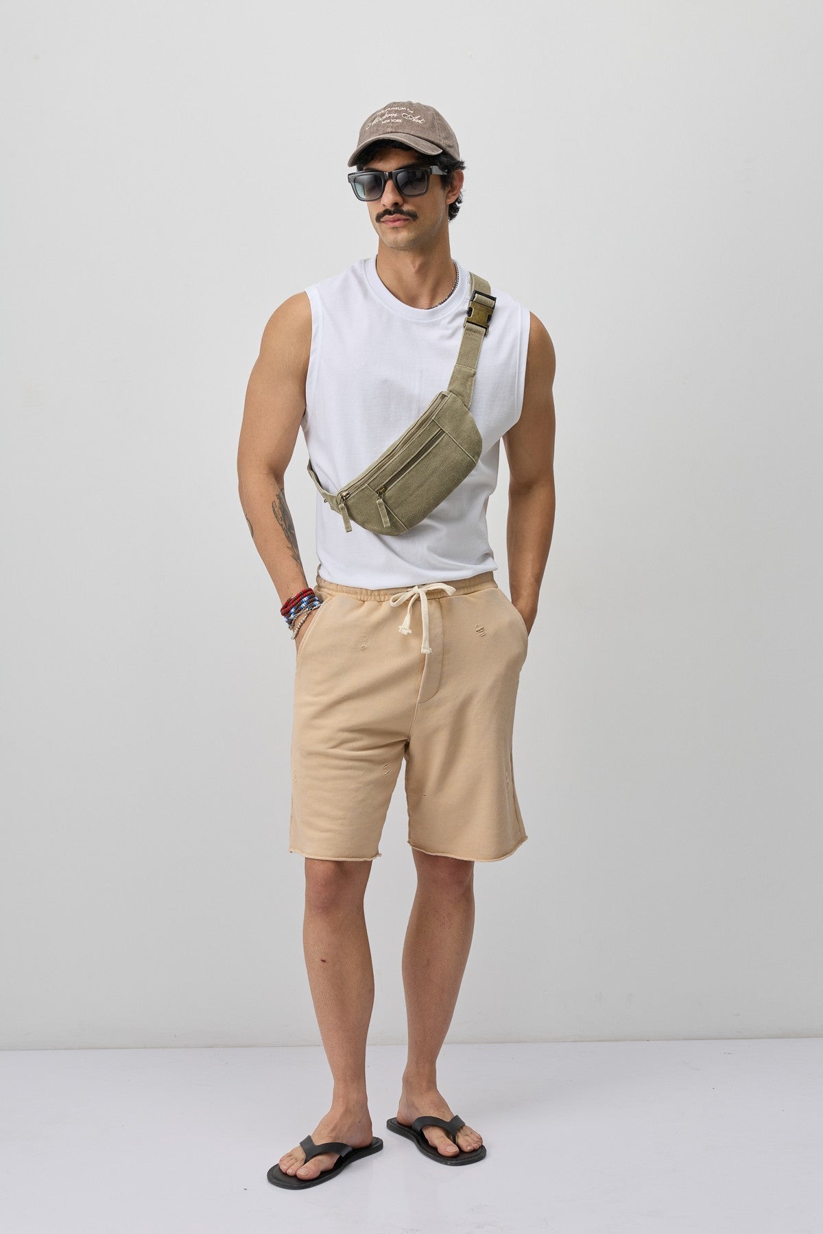 Bağcıklı Loose Fit Şort