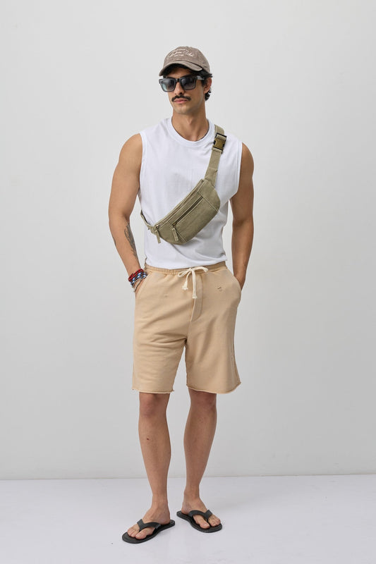 Bağcıklı Loose Fit Şort