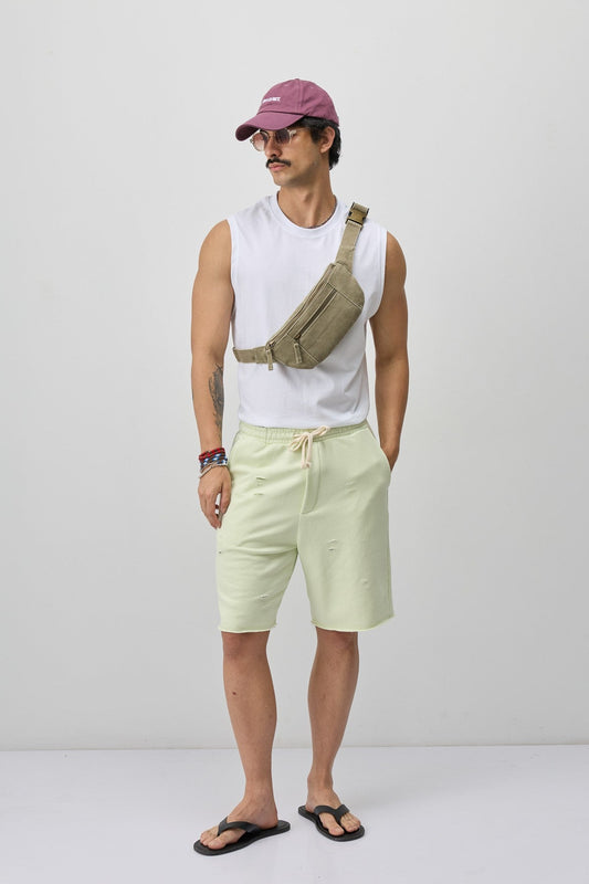 Bağcıklı Loose Fit Şort